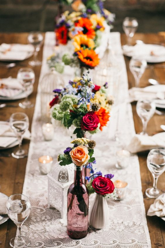 mesa boda color