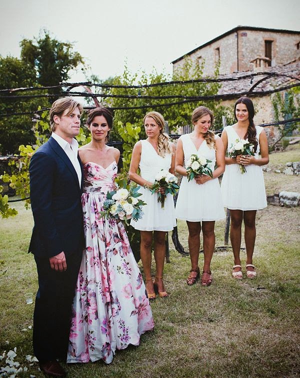 vestido flores boda