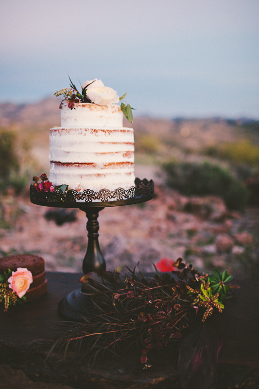 pastel de bodas naked cake
