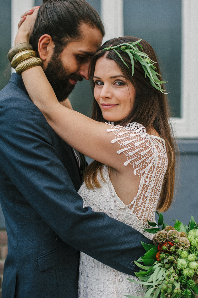 bohemia greenery wedding pantone